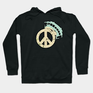 Peace San Francisco Cable Car Hoodie